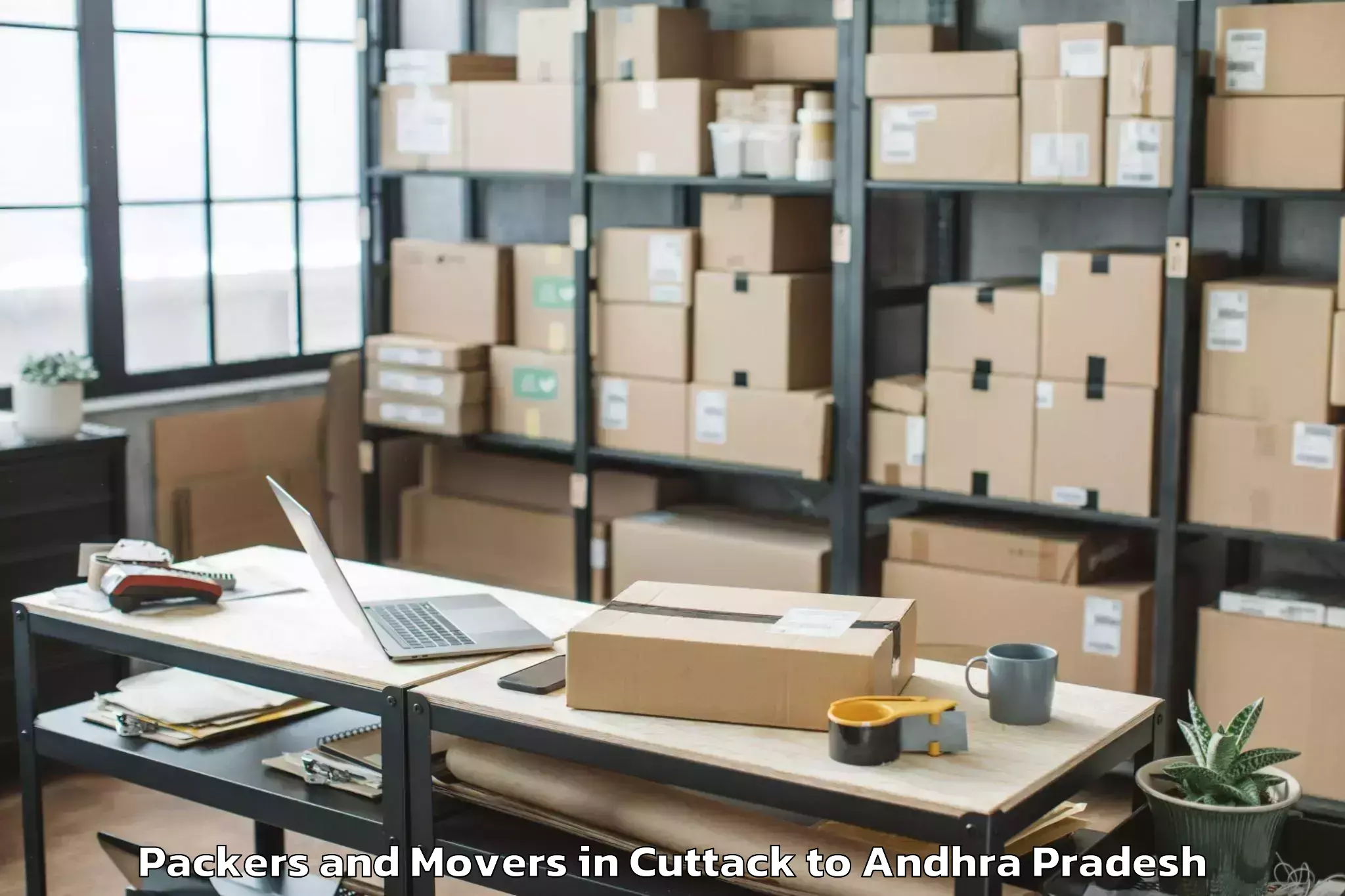 Reliable Cuttack to Akasahebpeta Packers And Movers